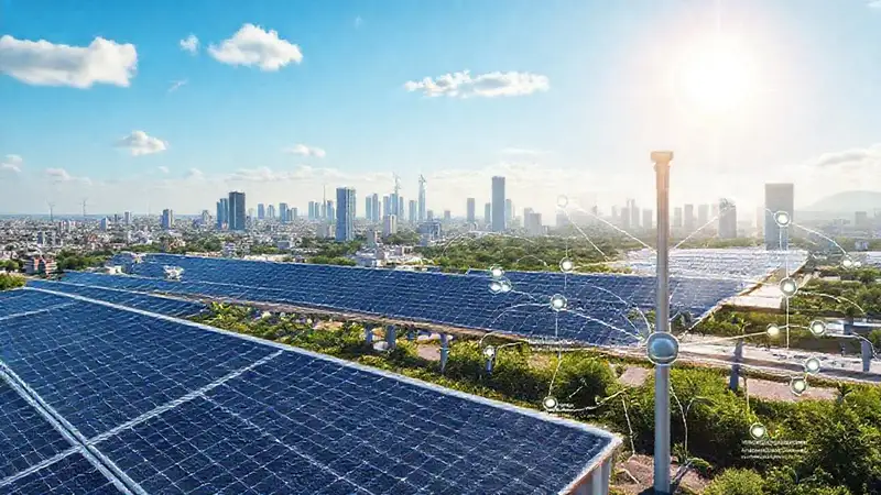 Energía solar conecta ciudades inteligentes y limpias