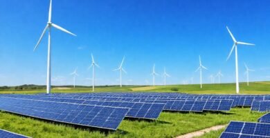 Energía limpia alimenta un futuro brillante