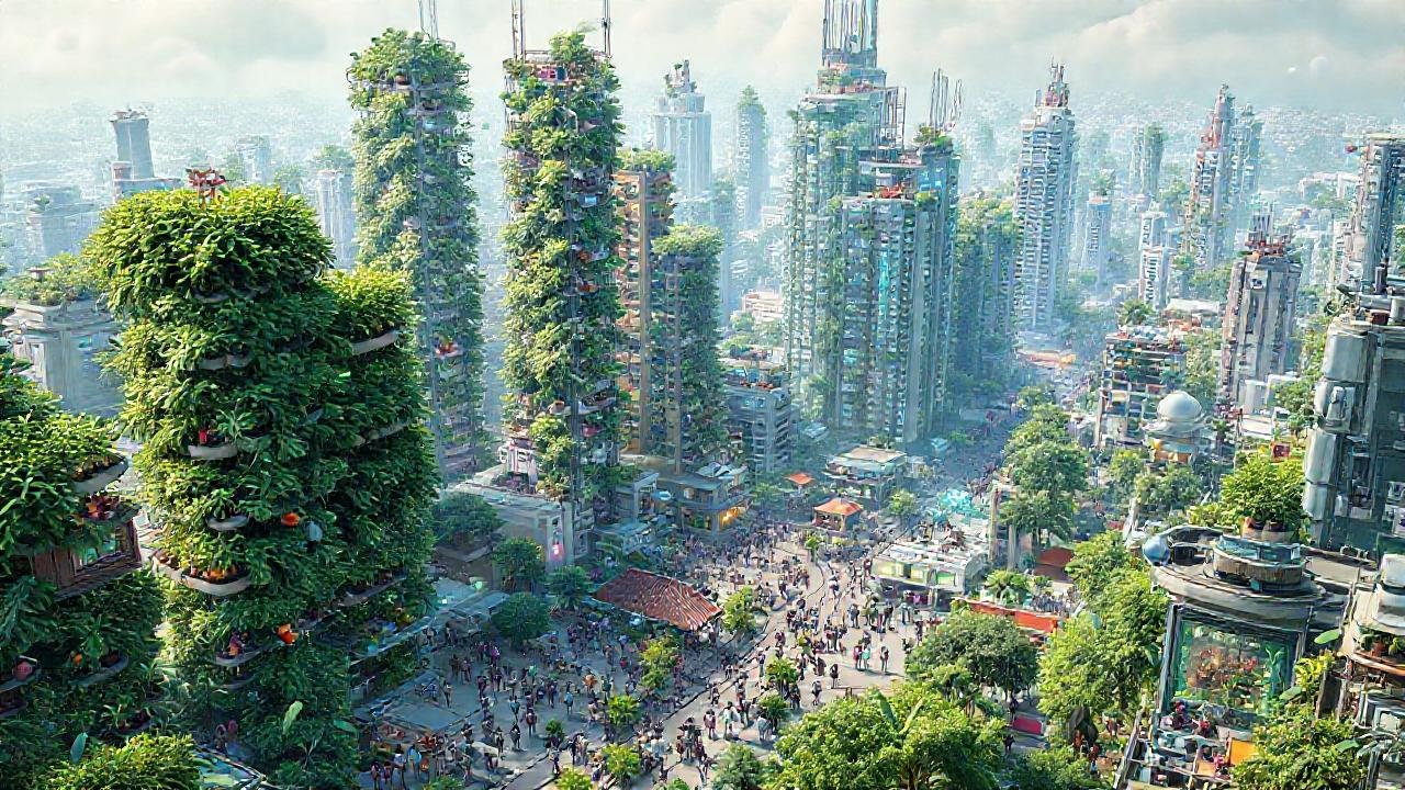 Una ciudad futurista, sostenible y diversa