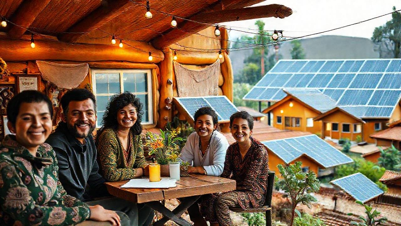 Comunidad solar, luz y esperanza