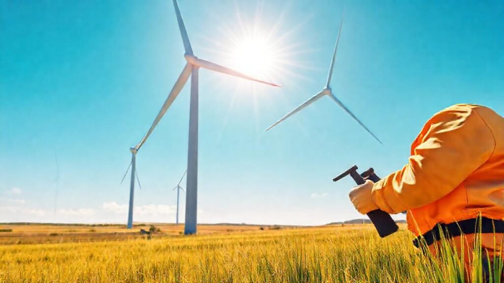 Turbina eólica: mantenimiento moderno y limpio