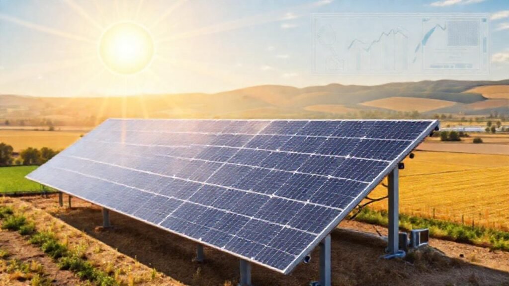 Paneles solares impulsan un futuro rural