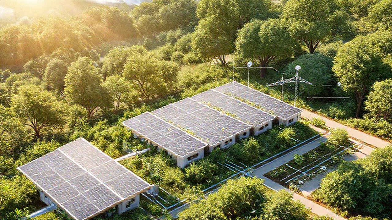Microgrid resiliente y futurista, energéticamente limpia