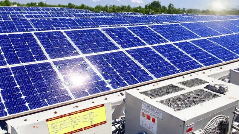 Paneles solares calientes necesitan ventilación y control