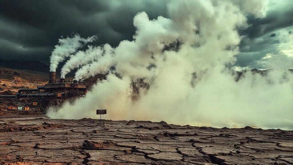 Una planta geotérmica causa desastre ambiental