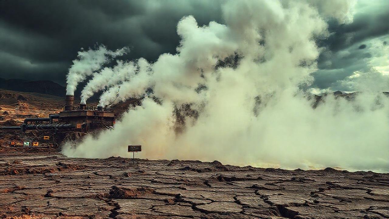 Una planta geotérmica causa desastre ambiental